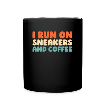 Sneakers Coffee - Full Colour Mug - black - Front