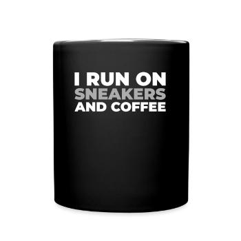 Sneakers Coffee - Full Colour Mug - black - Front