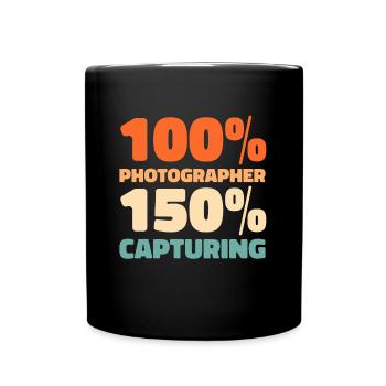 Photographe Appareil photo de photographie - Mug uni - noir - Devant