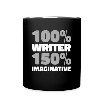Writer Author - Full Colour Mug - black - Front