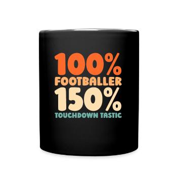 American football - Full Colour Mug - black - Front
