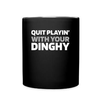 Voile, Voile, Voilier - Mug uni - noir - Devant