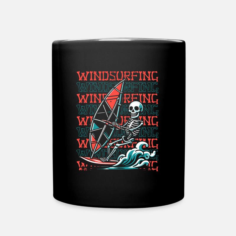 Windsurfen Windsurfer - Tasse einfarbig - Schwarz