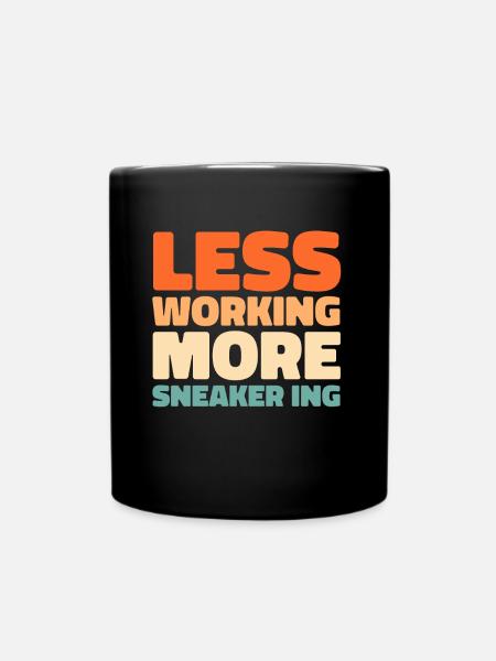 Sneakers - Tasse einfarbig - Schwarz