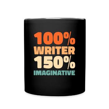 Writer Author - Full Colour Mug - black - Front