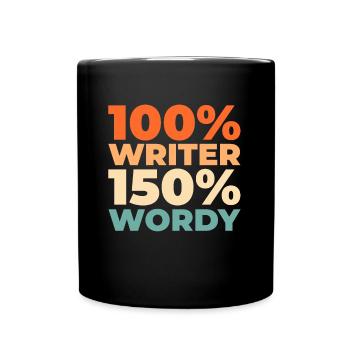 Writer Author - Full Colour Mug - black - Front