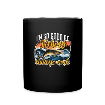 Pêche au doré Je suis si bon à la pêche en bateau - Mug uni - noir - Devant