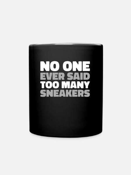 Sneakers - Tasse einfarbig - Schwarz