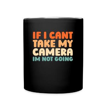 Fotograf Fotografie Kamera - Tasse einfarbig - Schwarz - Vorne