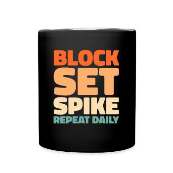 Volley-ball Volley-ball - Mug uni - noir - Devant