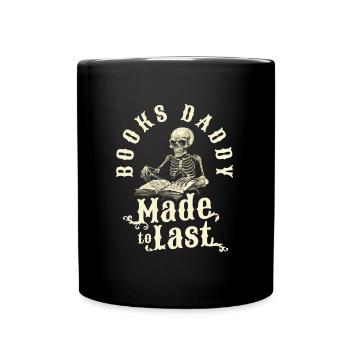 Livre Rat de bibliothèque Squelette de rat de bibliothèque - Mug uni - noir - Devant