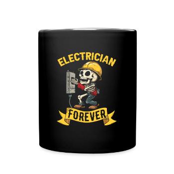 Électricien Électronicien Technicien en Electronique - Mug uni - noir - Devant