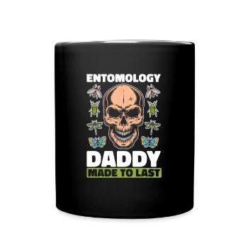 Entomologie Entomologiste Crâne d’insecte - Mug uni - noir - Devant