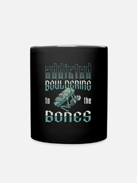 Bouldern Bouldering - Tasse einfarbig - Schwarz