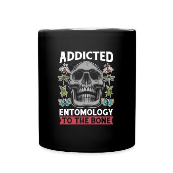 Entomologie Entomologiste Crâne d’Insecte - Mug uni - noir - Devant