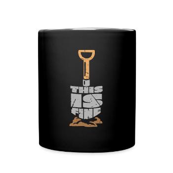Gardener This Is Fine Horticulturist Plant Lover - Full Colour Mug - black - Front