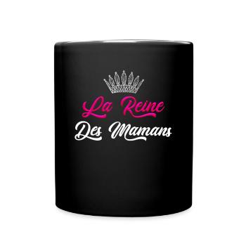 Mom Queen of Mothers Day - Full Colour Mug - black - Front
