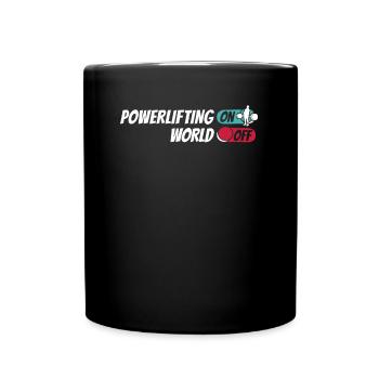 Powerlifting Powerlifter - Full Colour Mug - black - Front
