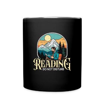 Lecture Ne pas déranger Rat de bibliothèque Littérature livresque - Mug uni - noir - Devant