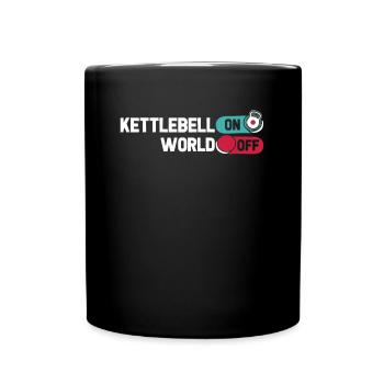 Kettlebell Kettlebell On World Off - Full Colour Mug - black - Front