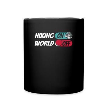 Wandern Wanderer Randonnée sur World Off - Mug uni - noir - Devant