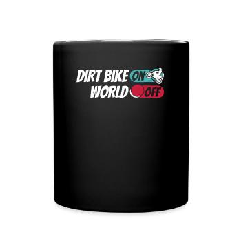 Mx Motocross Dirt Bike Dirt Bike sur World Off - Mug uni - noir - Devant