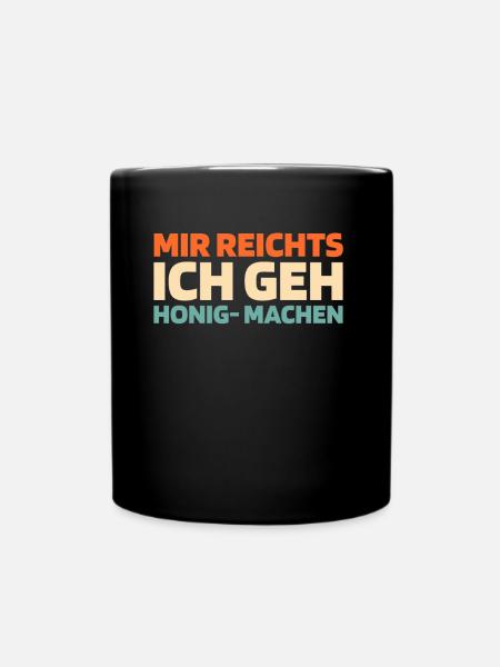 Imker Bienenzüchter - Tasse einfarbig - Schwarz