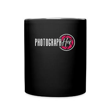 Photographer Photograph Cameraman Photo Shoot - Full Colour Mug - black - Front