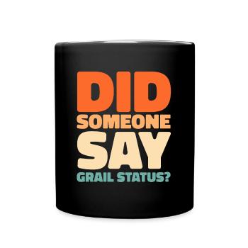 Sneakers - Tasse einfarbig - Schwarz - Vorne