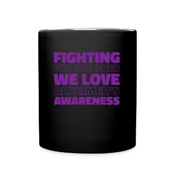 Alzheimer Soutien à la maladie d’Alzheimer - Mug uni - noir - Devant