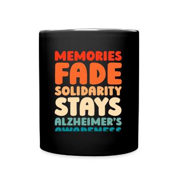 Alzheimer Soutien à la maladie d’Alzheimer - Mug uni - noir - Devant
