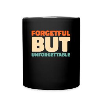 Alzheimer Drôle Sensibilisation à la maladie d’Alzheimer - Mug uni - noir - Devant