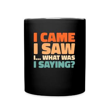 Alzheimer Funny Alzheimers Awareness - Full Colour Mug - black - Front