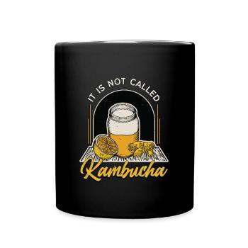 Kombucha It Is Not Called Kambucha Tea Mushroom - Full Colour Mug - black - Front