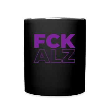 Alzheimer - Tasse einfarbig - Schwarz - Vorne