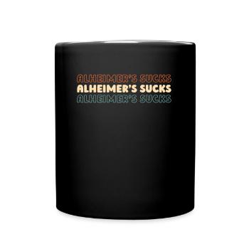 Alzheimer Funny Alzheimers - Full Colour Mug - black - Front