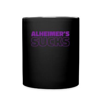 Alzheimer Funny Alzheimers - Full Colour Mug - black - Front