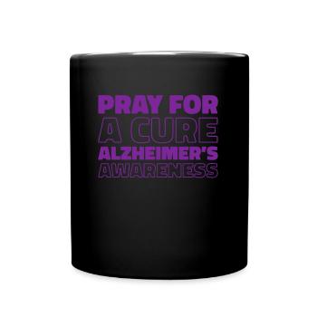 Alzheimer Alzheimers Support - Tasse einfarbig - Schwarz - Vorne