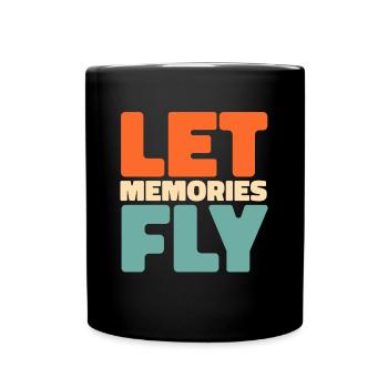 Alzheimer Butterfly Alzheimers - Tasse einfarbig - Schwarz - Vorne
