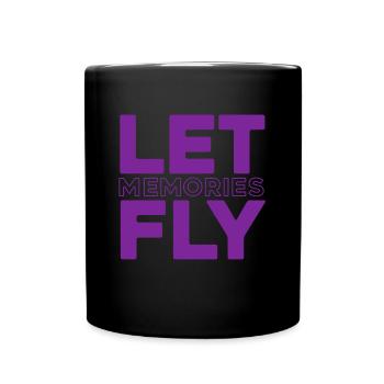 Alzheimer Butterfly Alzheimers - Tasse einfarbig - Schwarz - Vorne