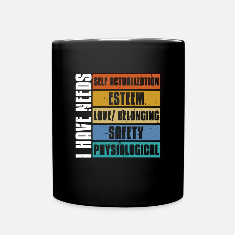 School Psych I Have Needs Psychologist Counseling - Tasse einfarbig - Schwarz
