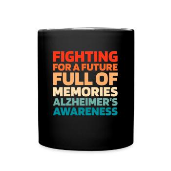 Alzheimer's Alzheimer's Support - Full Colour Mug - black - Front