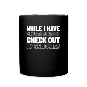 Sneakers - Full Colour Mug - black - Front