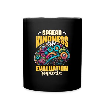 Le psychiatre de l’école répand la gentillesse comme un psychothérapeute - Mug uni - noir - Devant