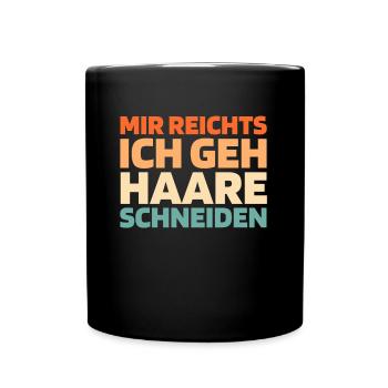 Barber Barbershop - Full Colour Mug - black - Front