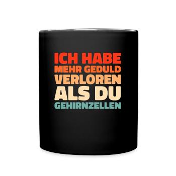 Humour noir - Mug uni - noir - Devant