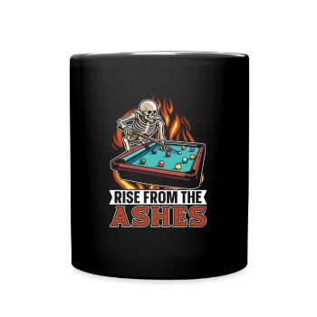 Billard - Tasse einfarbig - Schwarz - Vorne