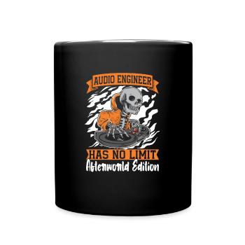 Ingénieur du son Ingénieur du son Skeleton - Mug uni - noir - Devant