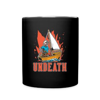 Sailing Sailor Sailboat Undeath - Full Colour Mug - black - Front
