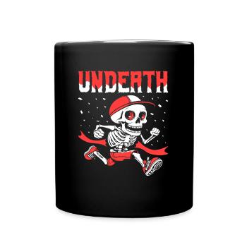 Ultramarathon Skeleton Undeath - Full Colour Mug - black - Front